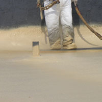 seamless, protective Phoenix foam roofing